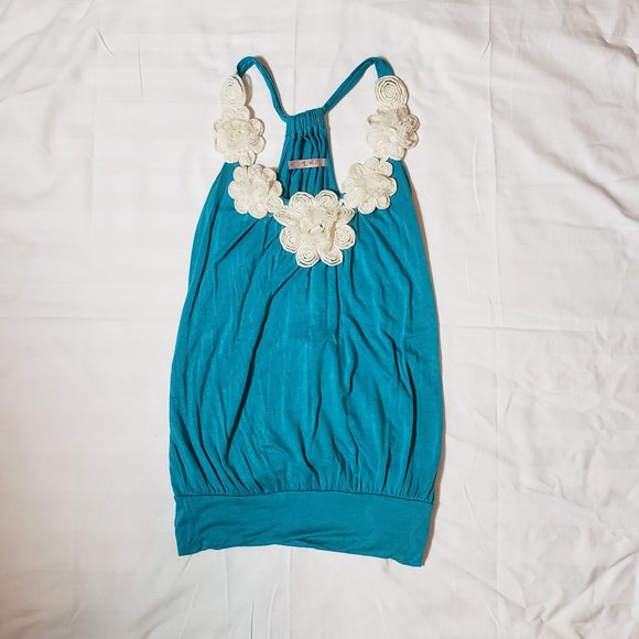 Rue21 Teal Racerback Tank - Picture 7 of 11